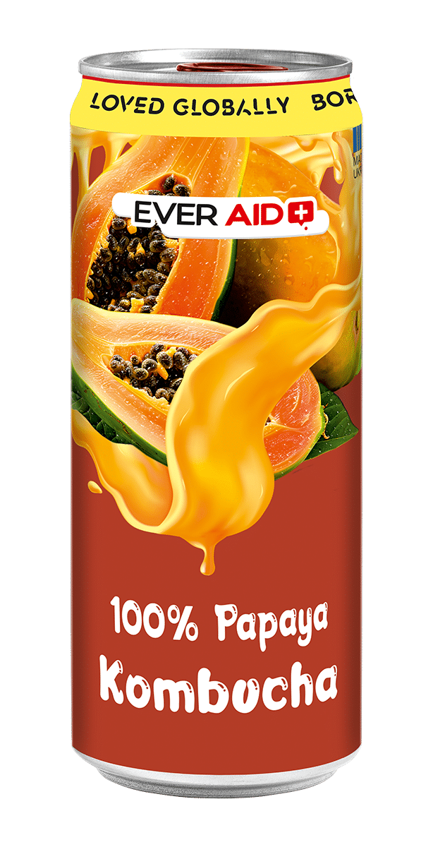 NEW_EVER AID_ Kombucha_ Papaya_0.33alu _web