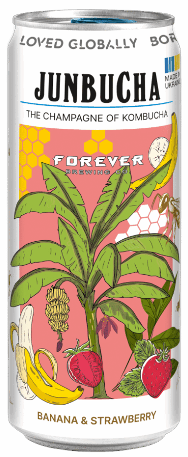 JUNBUCHA BANANA & STRAWBERRY