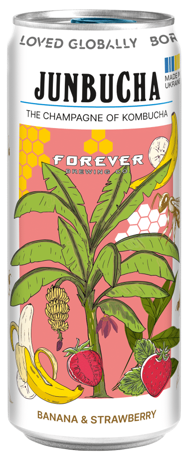 JUNBUCHA BANANA & STRAWBERRY